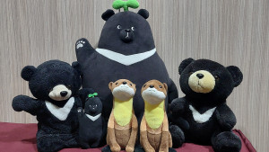 熊族貂民吉祥物(動物布偶)。（玉管處提供）