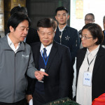 賴總統蒞臨彰化關心紡織產業，縣府籲中央加強支持傳統產業轉型。圖／彰化縣政府提供