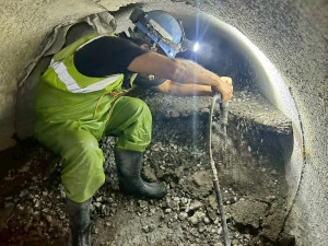 ▲高市雨水下水道清疏全年無休。