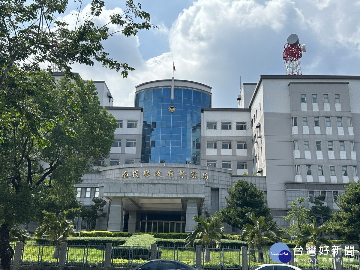 南投縣警察局已將蕭姓刑大隊長調往外地並予記過一次。（記者扶小萍攝）