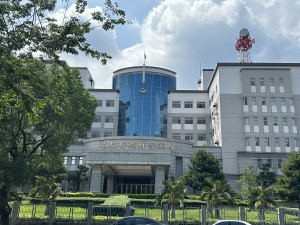 南投縣警察局已將蕭姓刑大隊長調往外地並予記過一次。（記者扶小萍攝）