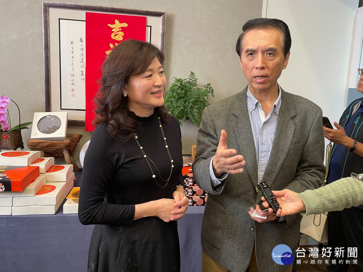 工策會總幹事陳學聖拜會陳允寶泉本店