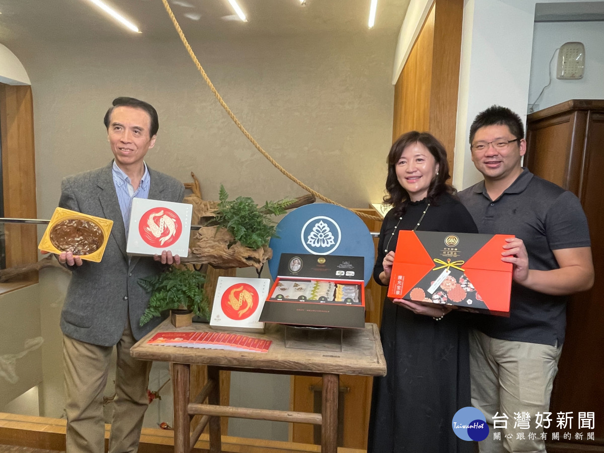 台中糕餅業推多款春節禮盒　陳學聖期許讓全台了解台中糕餅文化故事