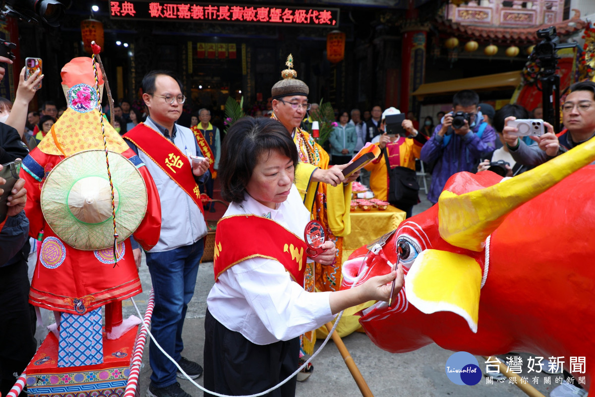 嘉邑祀典大天宮迎春禮　芒神、春牛開光點睛