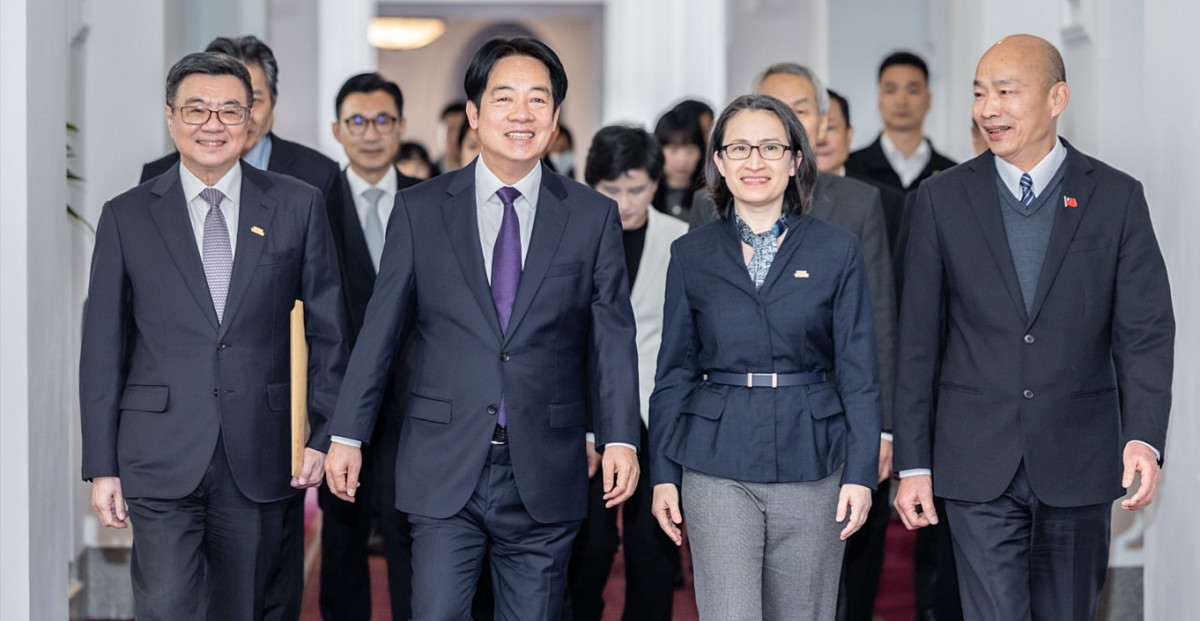 證實總統已邀五院院長春節後茶敘　總統府：待後續協調安排