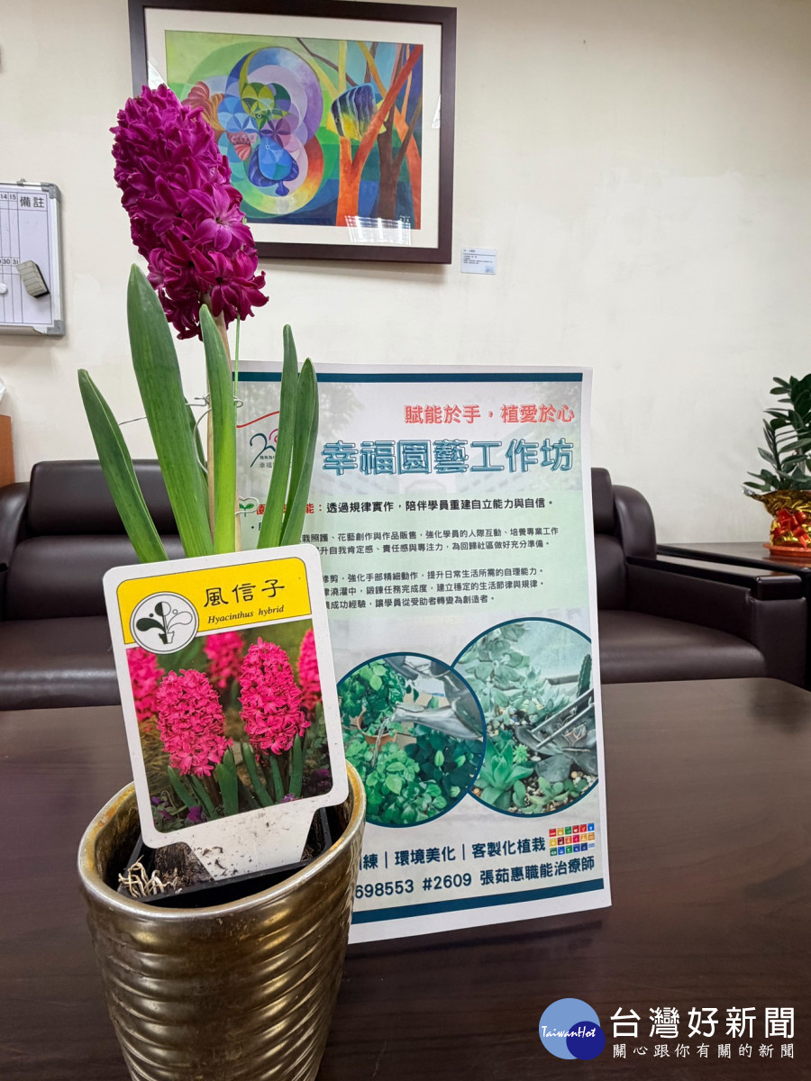 一盆植栽一份自信       桃療幸福園藝工作坊以ESG精神陪伴永續就業