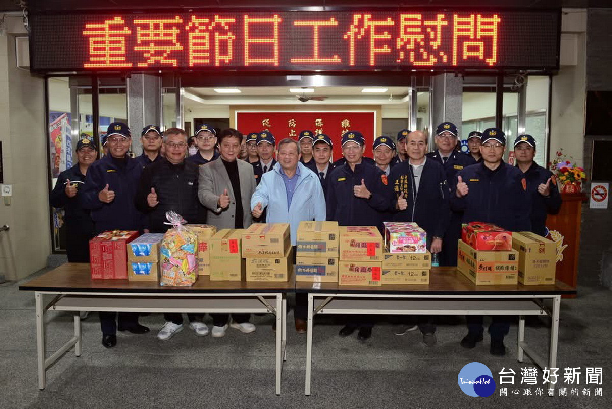 投縣重要節日安全維護啟動　副縣長領各界慰問草屯警協勤民力　