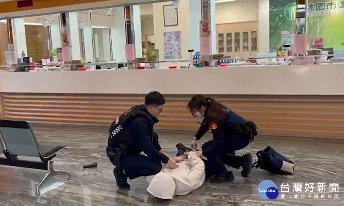 蘆竹警分局實境演練防搶阻詐守財安。