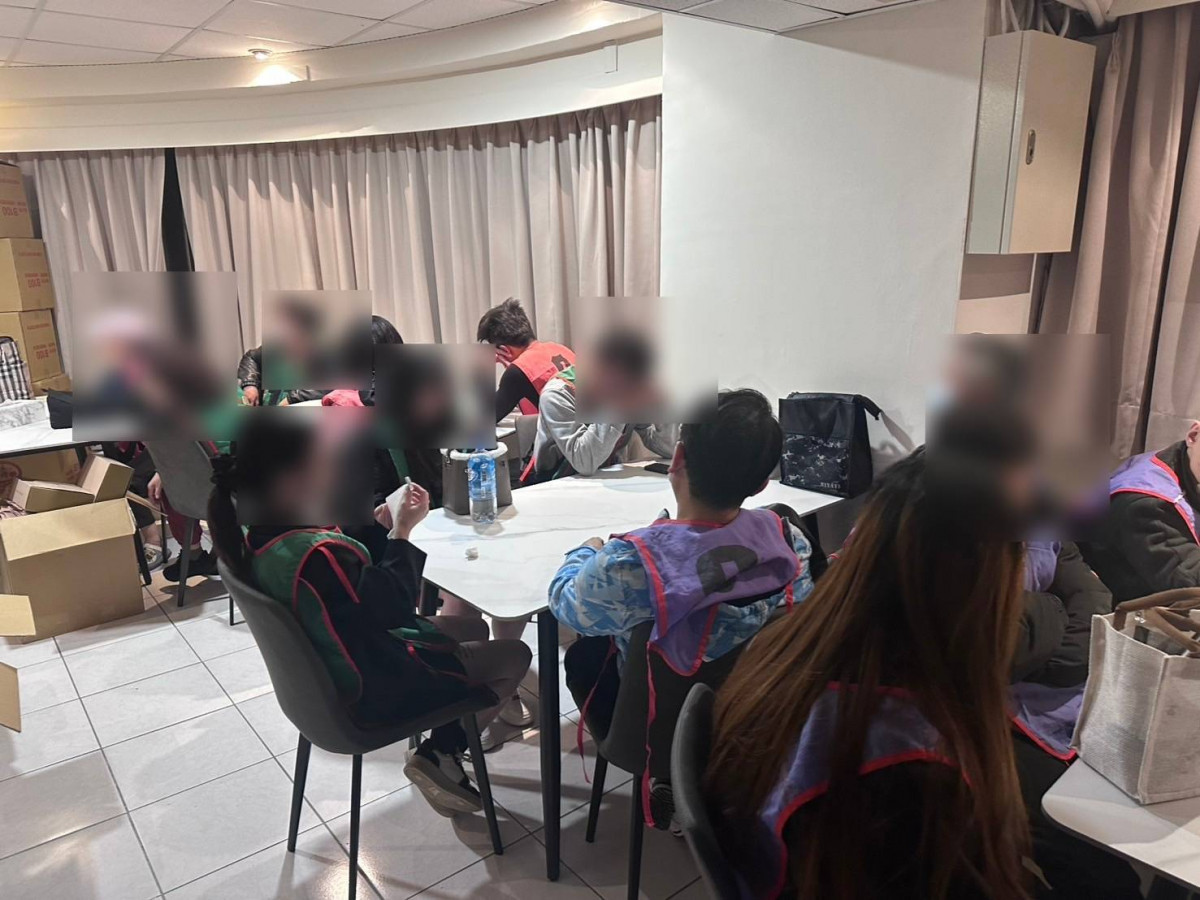 淨化年前治安　平鎮警破獲職業百家樂賭場