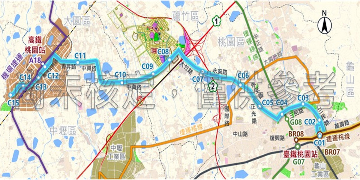 年前報佳音捷運青線提報交通部審議　串聯桃園都會核心與青埔高鐵樞紐