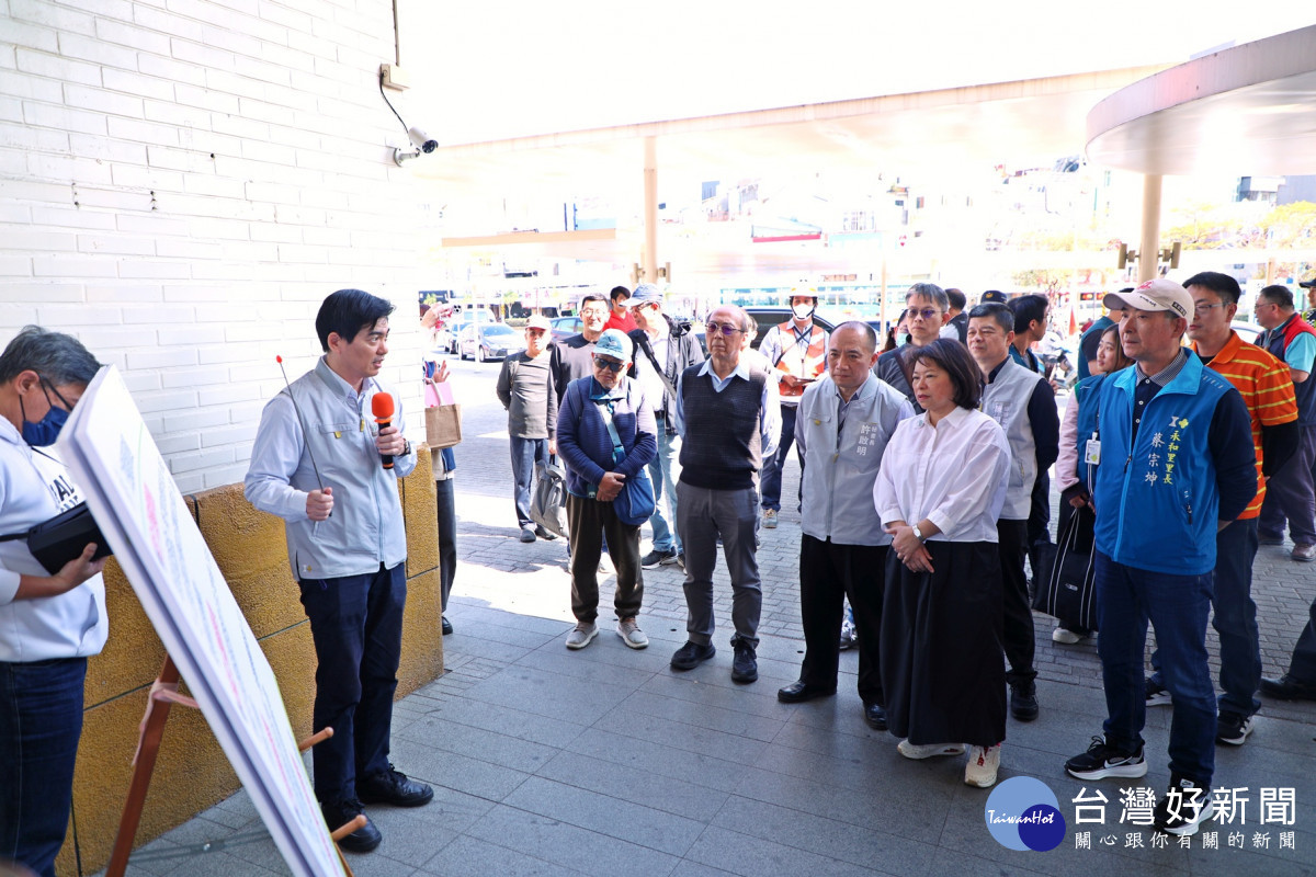 農曆春節將至　黃敏惠視察火車站、轉運中心