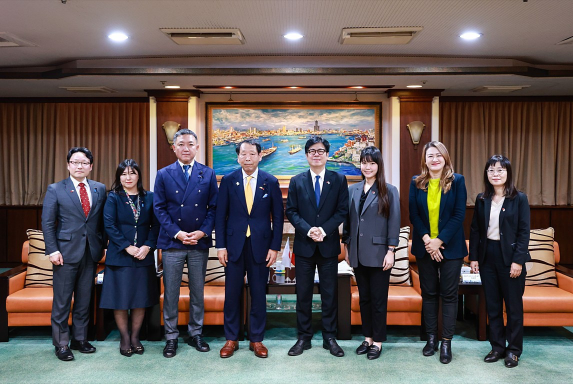 熊本台灣交流促進會議員團訪高　陳其邁：持續深化合作