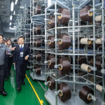 總統賴清德於2月5日參訪聚隆纖維股份有限公司芳苑廠暨與紡織產業座談。（圖／資料照片，圖源：總統府Flickr）