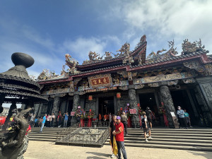 松柏嶺受天宮新春舉辦系列活動歡迎全國信眾踴躍參與。（記者扶小萍攝）