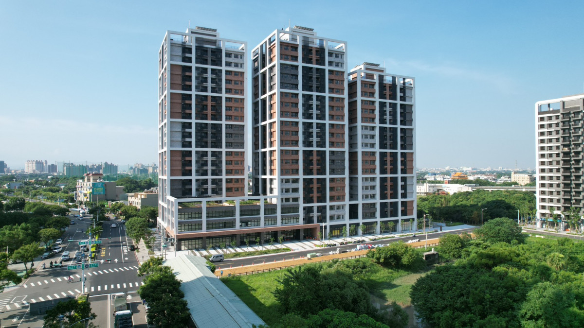 桃園社會住宅實景。