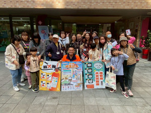 圖說：消防局第二大隊中心碑消防分隊擴大防火宣導，以提升民眾防災意識。（消防局提供）