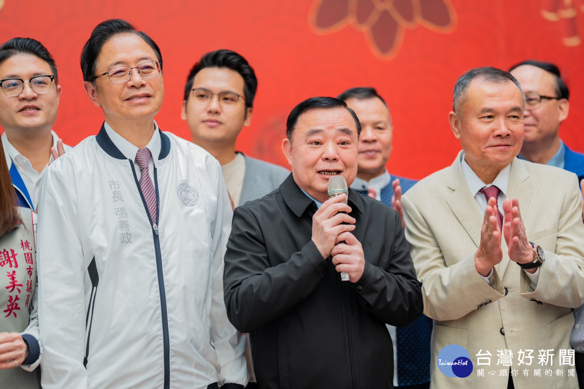 桃園市議會議長邱奕勝致詞。