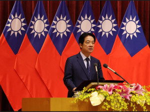 國家安全局於24日舉行「71週年局慶大會暨安幹班第26期結訓典禮」，總統賴清德親臨會場並致詞。（圖／國家安全局秘書室提供）