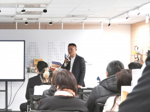 及豐國際股份有限公司創辦人魏勝宏分享經驗談。