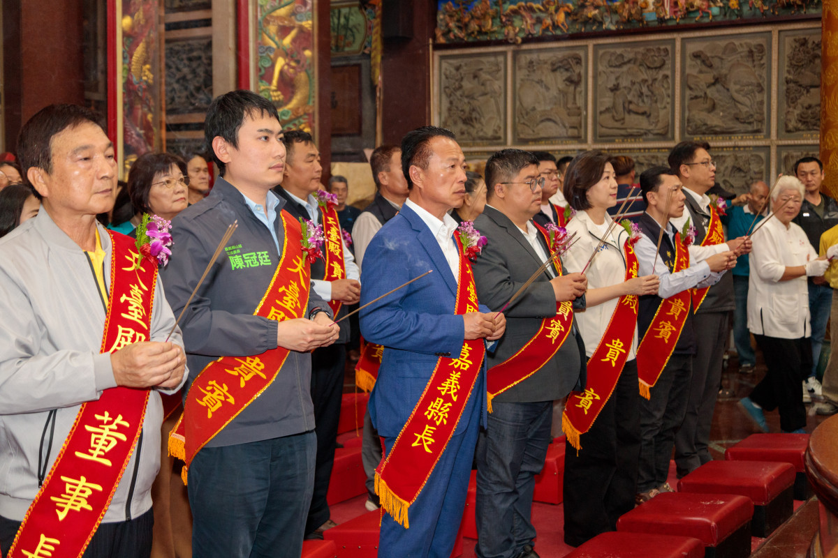 嘉義縣長翁章梁特別祈求2026台灣燈會順利圓滿／嘉義縣府提供