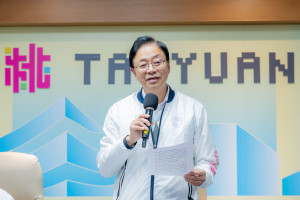 市長張善政主持市政會議。