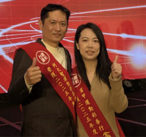 曾多次捐贈羽球，從事公益活動的運彩公會理事長何昱奇夫妻近日傳遭黑幫恐嚇。