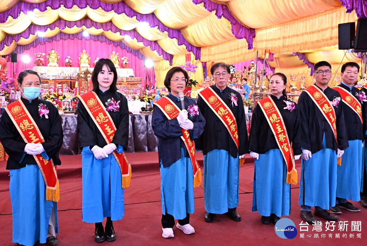 官賜福陰陽兩利大法會登場，儒宗三獻祝壽大典祈願眾神護佑彰化。圖／彰化縣政府提供