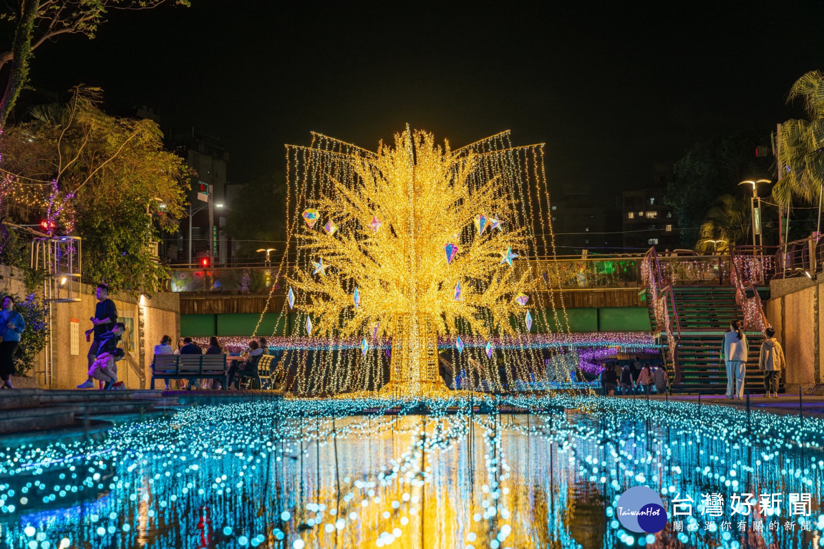 「星耀中港 夢幻星河」　新莊中港大排光雕展3/6登場