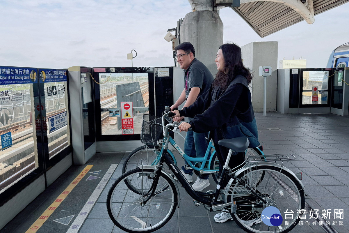 桃捷公司宣布機場捷運三站開放攜帶自行車進站搭乘，自行車族3/10起出國更方便。