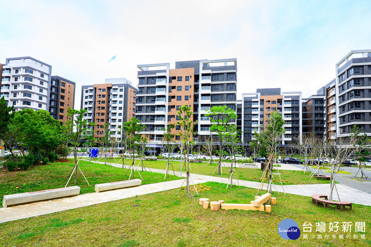 「桃園市航空城安置住宅」。