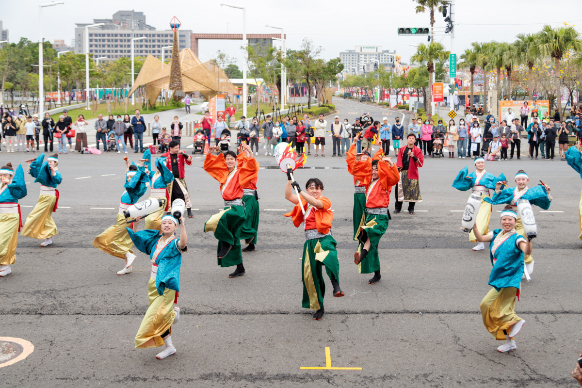 2026台灣燈會踩街在今晚開燈前熱鬧登場/嘉義縣府提供