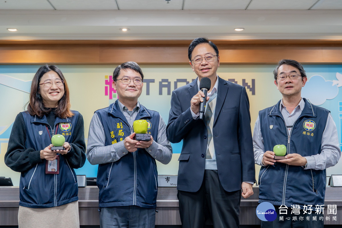桃園市長張善政肯定環保局將永續理念落實於城市治理與市民生活。