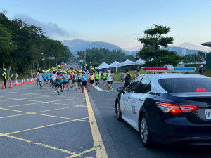 紐崔萊日月潭櫻舞飛揚環湖路跑賽將於3月7日熱鬧登場，活動會場設於日月潭向山遊客中心。（集集警分局提供）