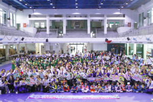 嘉義市女童軍會今（5）日在北興國中舉辦「我們的友誼」慶祝活動／嘉義市府提供