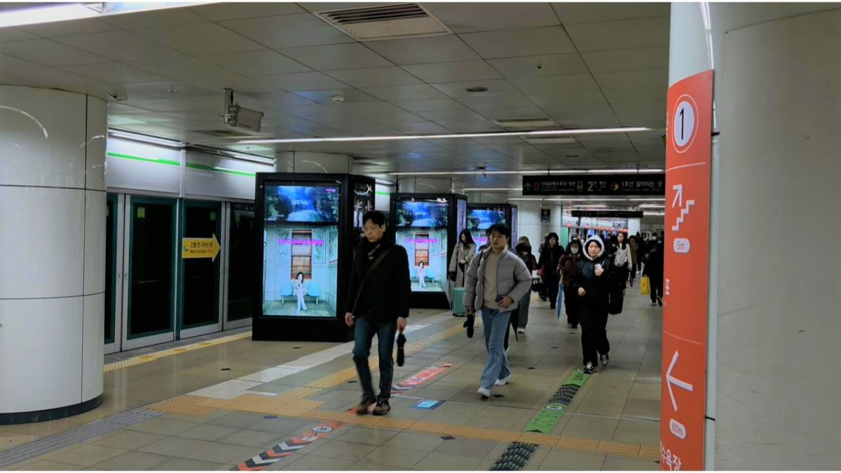 韓國釜山廣告。