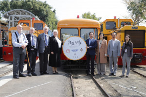 台糖公司今(7)日在蒜頭糖廠蔗埕文化園區舉行「台糖八十周年台英共鳴交流慶典」／嘉義縣府提供