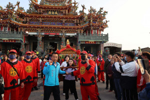 雲林縣定民俗五股開臺尊王今(8)日舉行過爐大典／翻攝照片