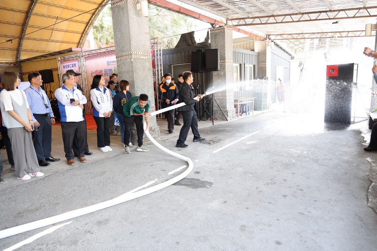 強化山區水源建置與消防栓(箱)設置。(縣府提供)