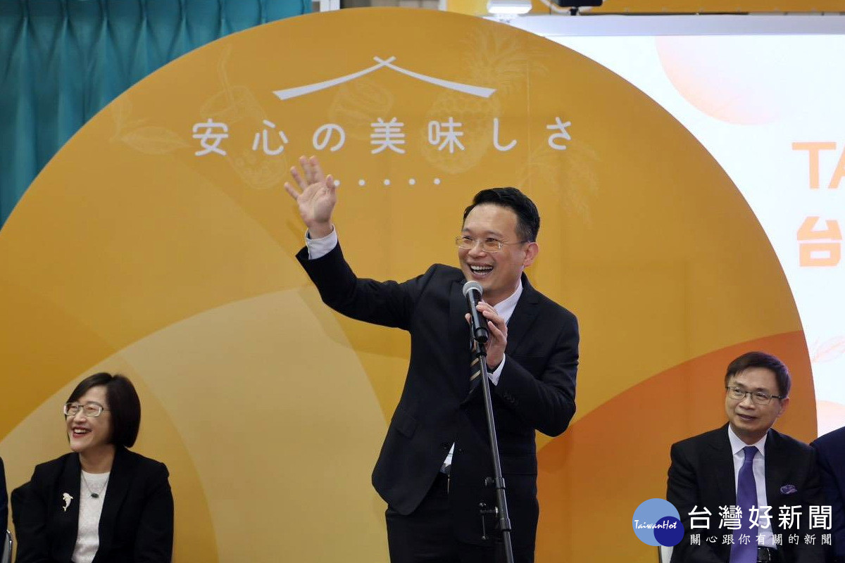 桃園市副市長蘇俊賓致詞。<br />
