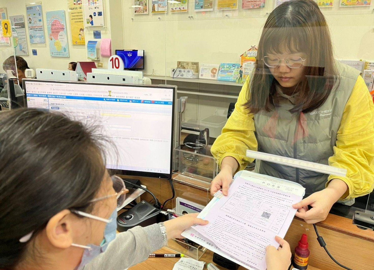 櫃檯受理情形。