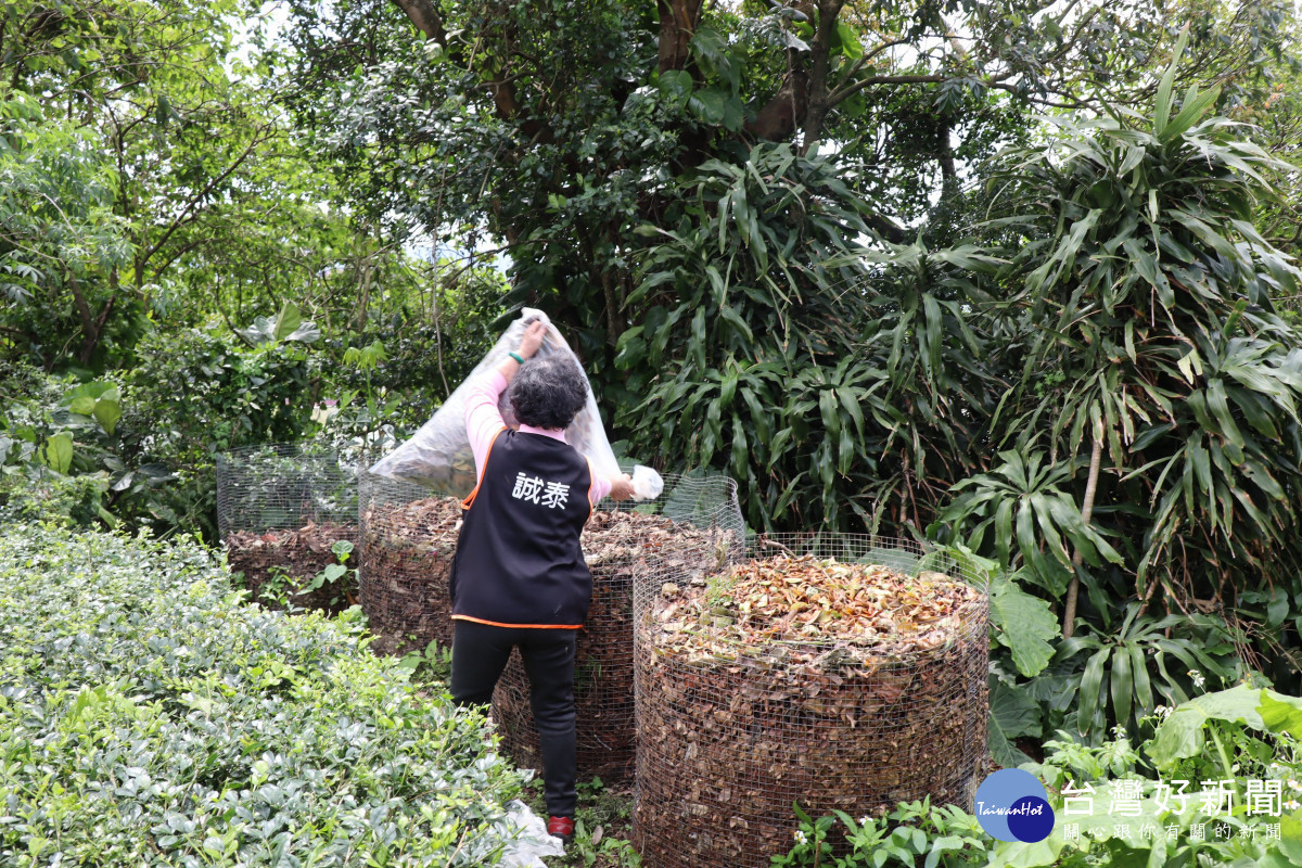 將落葉堆肥及資源循環城，融入到歷史建築與植栽園區管理