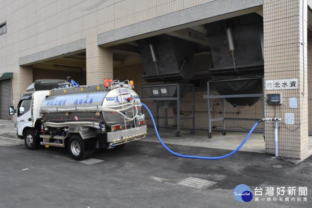 竹北及竹東水資源回收中心每日各提供約1500噸回收水，給民眾作非與人接觸方面使用。圖為資料照