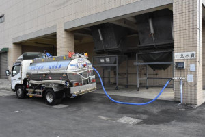 竹北及竹東水資源回收中心每日各提供約1500噸回收水，給民眾作非與人接觸方面使用。圖為資料照