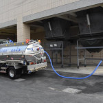 竹北及竹東水資源回收中心每日各提供約1500噸回收水，給民眾作非與人接觸方面使用。圖為資料照