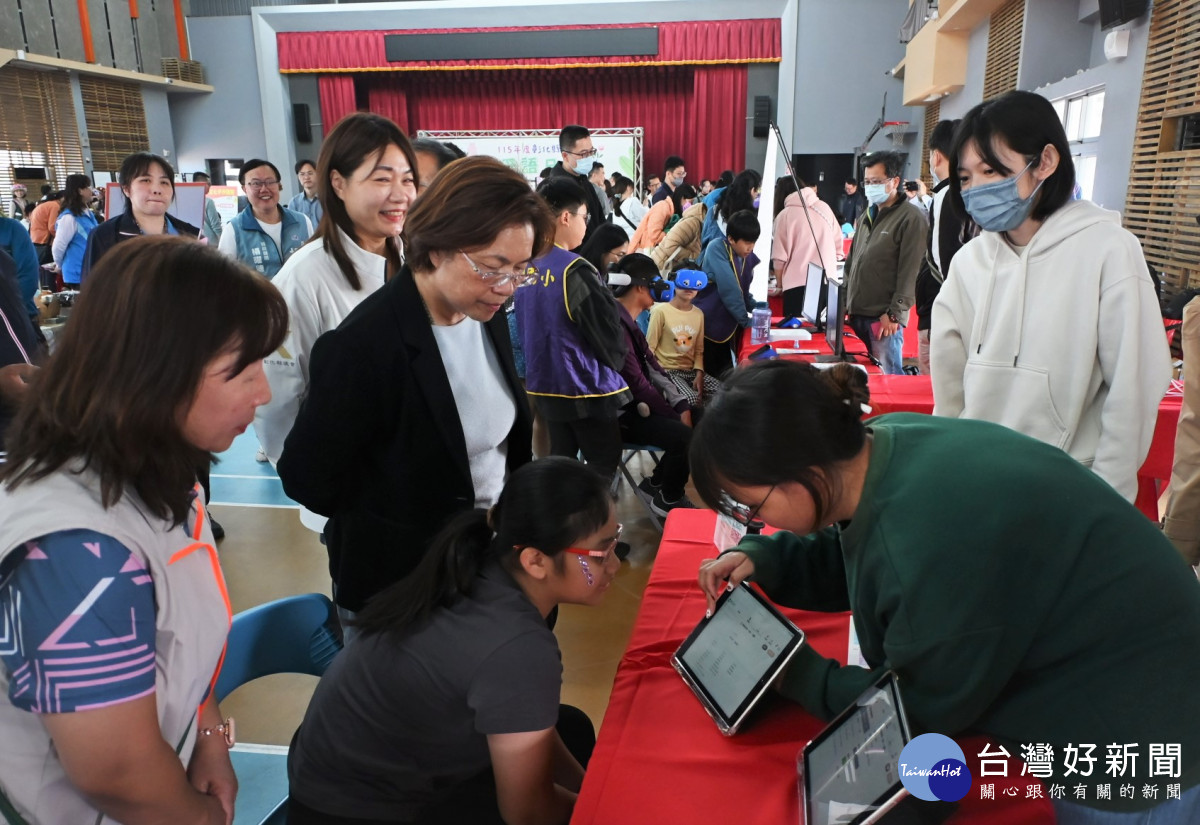 彰化縣長王惠美出席「2026彰化縣課程博覽會暨終身教育成果展」。圖／彰化縣政府提供