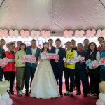 竹山鎮公所浪漫三月雪活動吸引情侶踴躍參與。（竹山鎮公所提供）