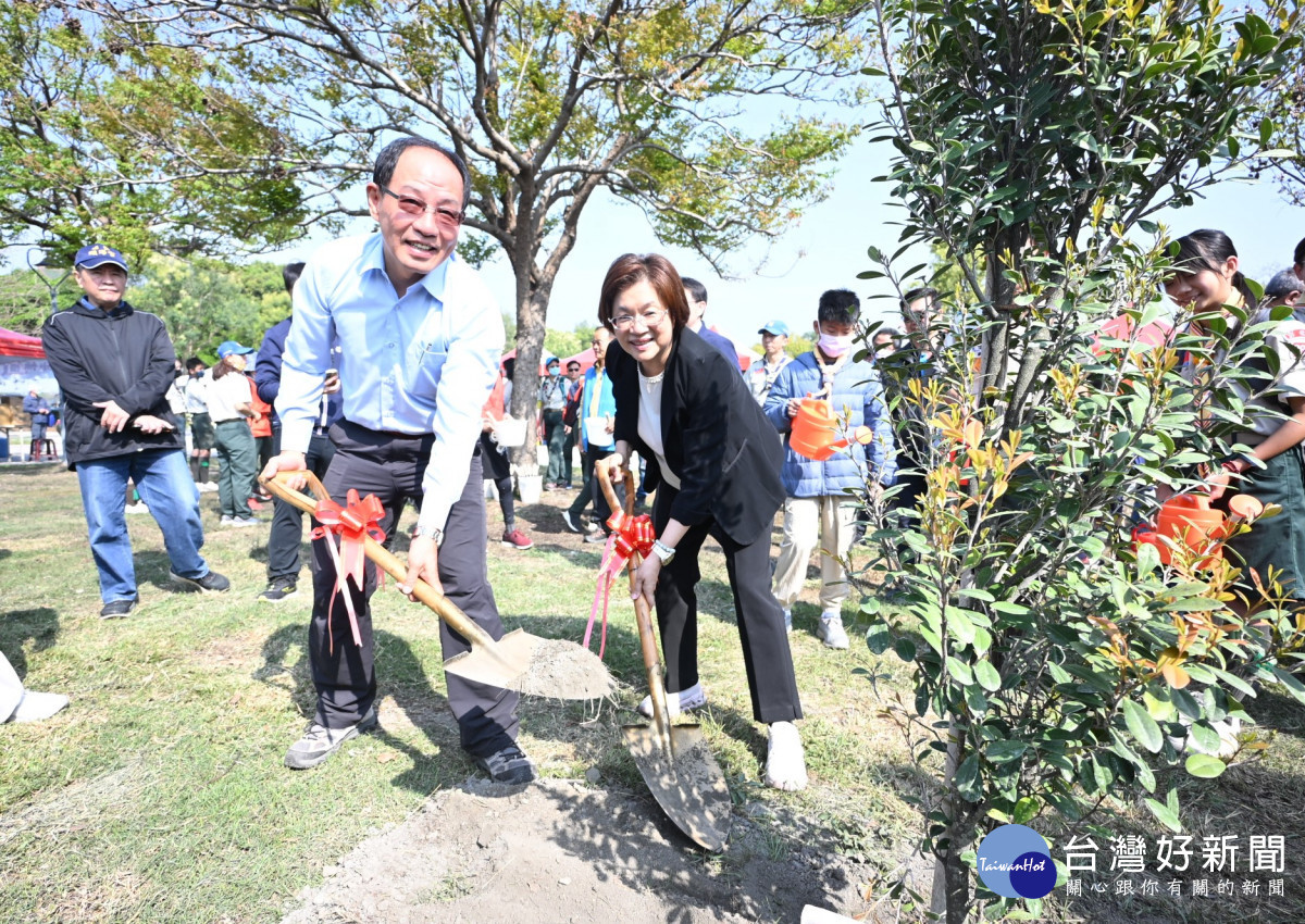 3年提供30萬株苗木，彰化植樹節為土地種下希望。圖／彰化縣政府提供