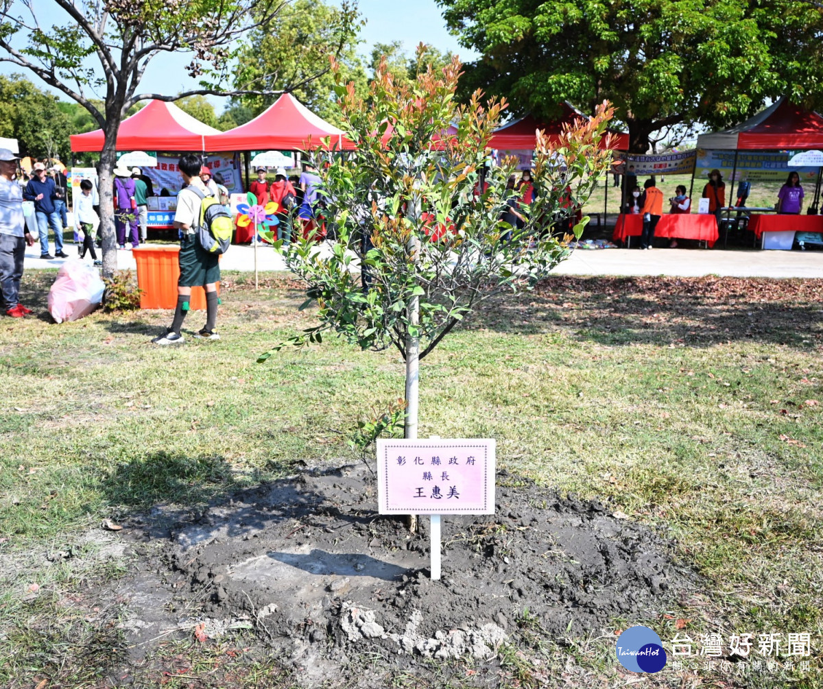 3年提供30萬株苗木，彰化植樹節為土地種下希望。圖／彰化縣政府提供