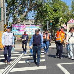 國土管理署組長蔡亦強率隊與各委員至嘉義市辦理「2026馬路好行」工程案件現地評比／嘉義市府提供