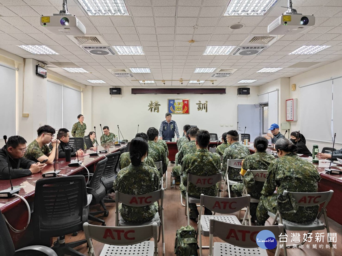 彰化縣榮服處前進砲測中心 宣導退役官兵權益